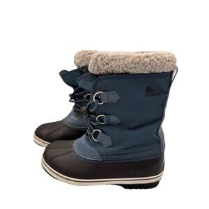 🔥 Sorel Yoot Pac NY1962-405 • Waterproof Winter Boots Blue • Youth Kids Sz 5
